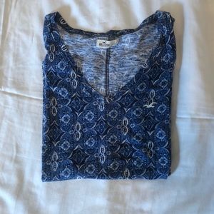 Hollister Short Sleeve Patterned T-Shirt